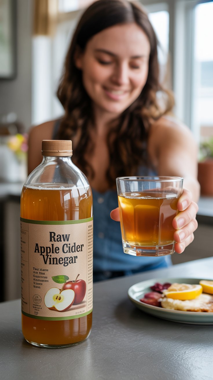 apple cider vinegar improves your digestive system