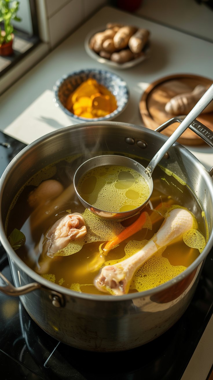bone broth to support intestinal health