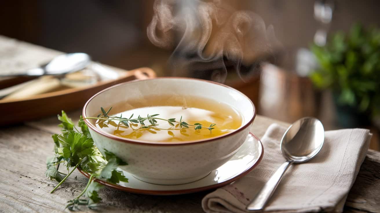 bowl of bone broth