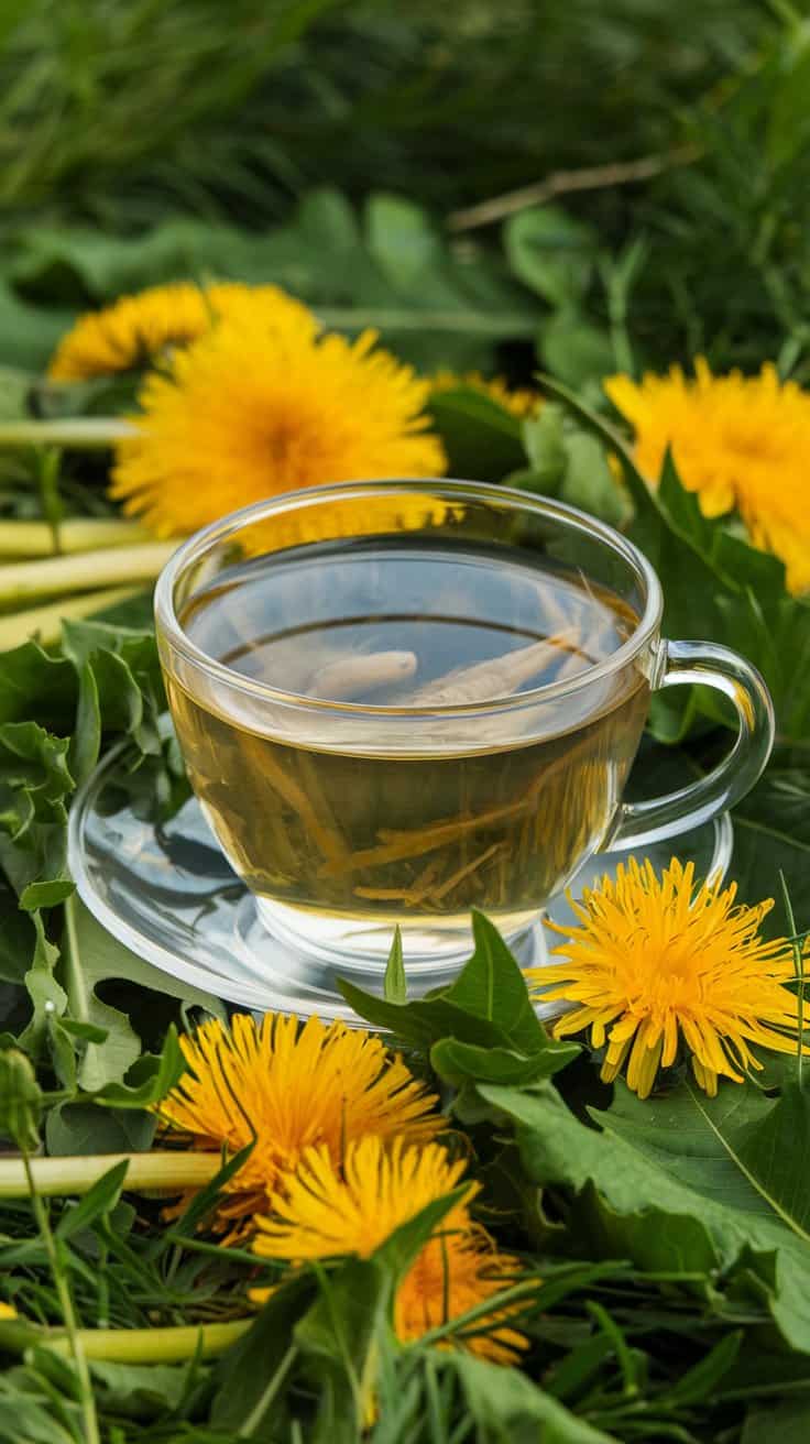 dandelion root tea