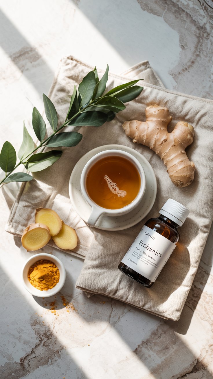 easing gut discomfort during fasting