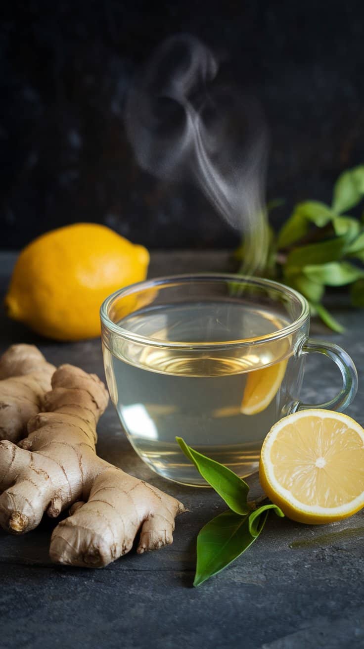 fresh ginger tea