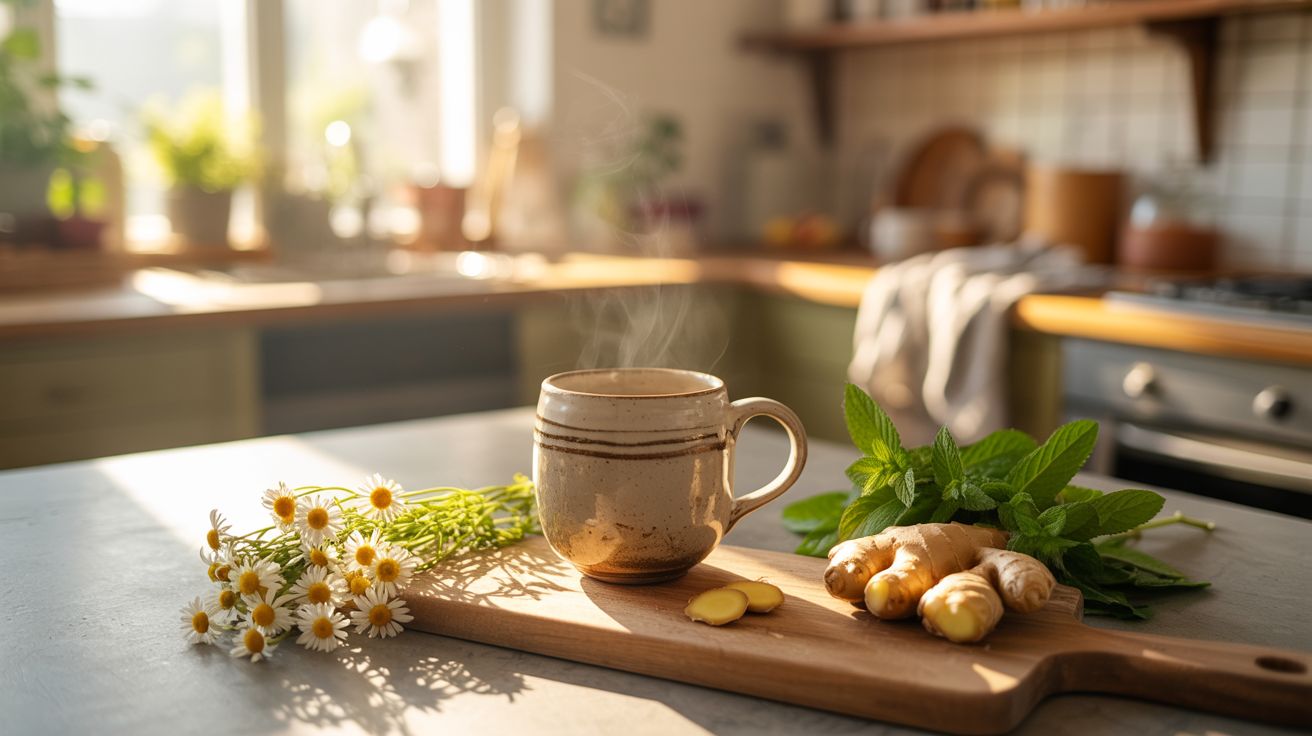 herbal teas for gut health and digestion