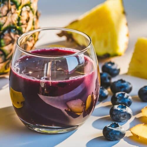 pineapple blueberry ginger juice