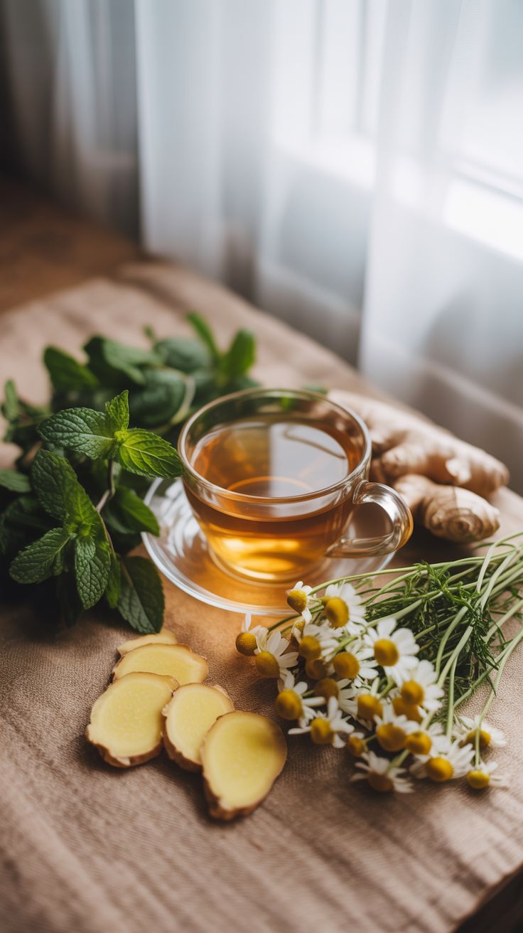 which herbal teas are best for calming an upset stomach